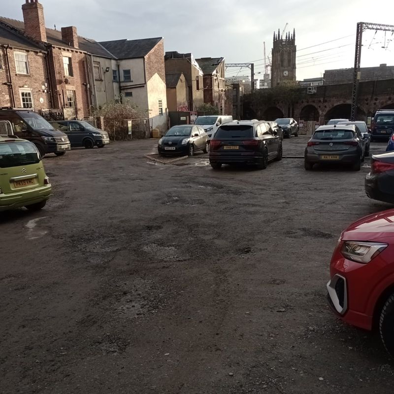 A car park managed by Trojan FM