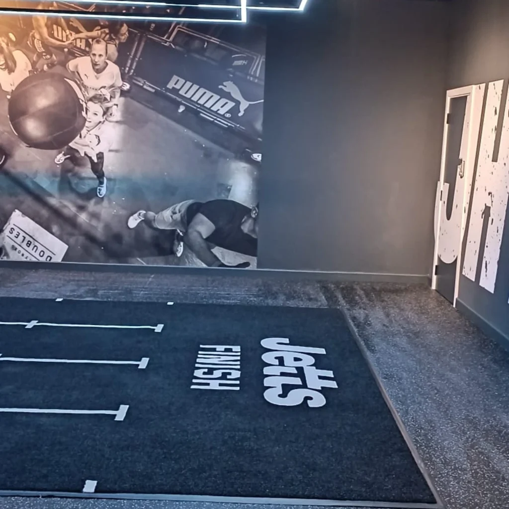 Jetts Gym after a Trojan FM builders clean