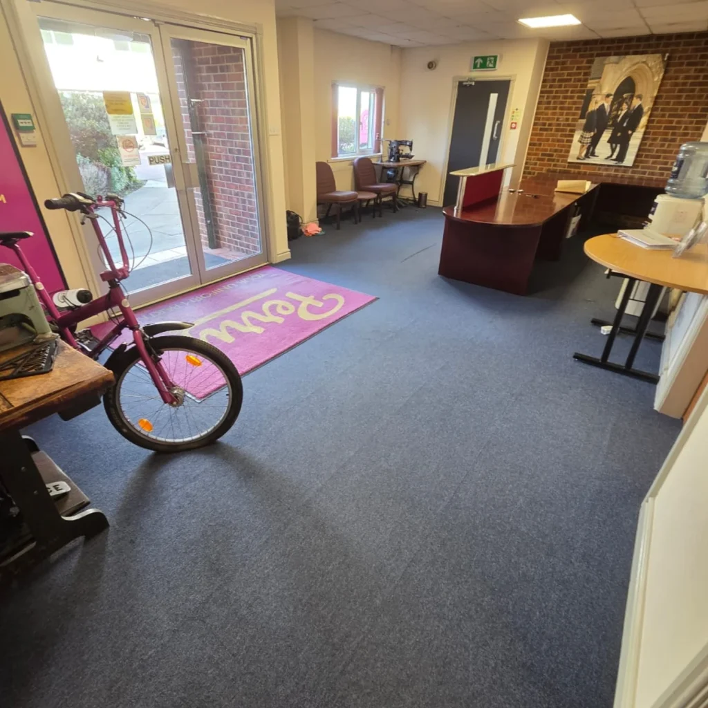 Perry offices following a Trojan FM office clean.