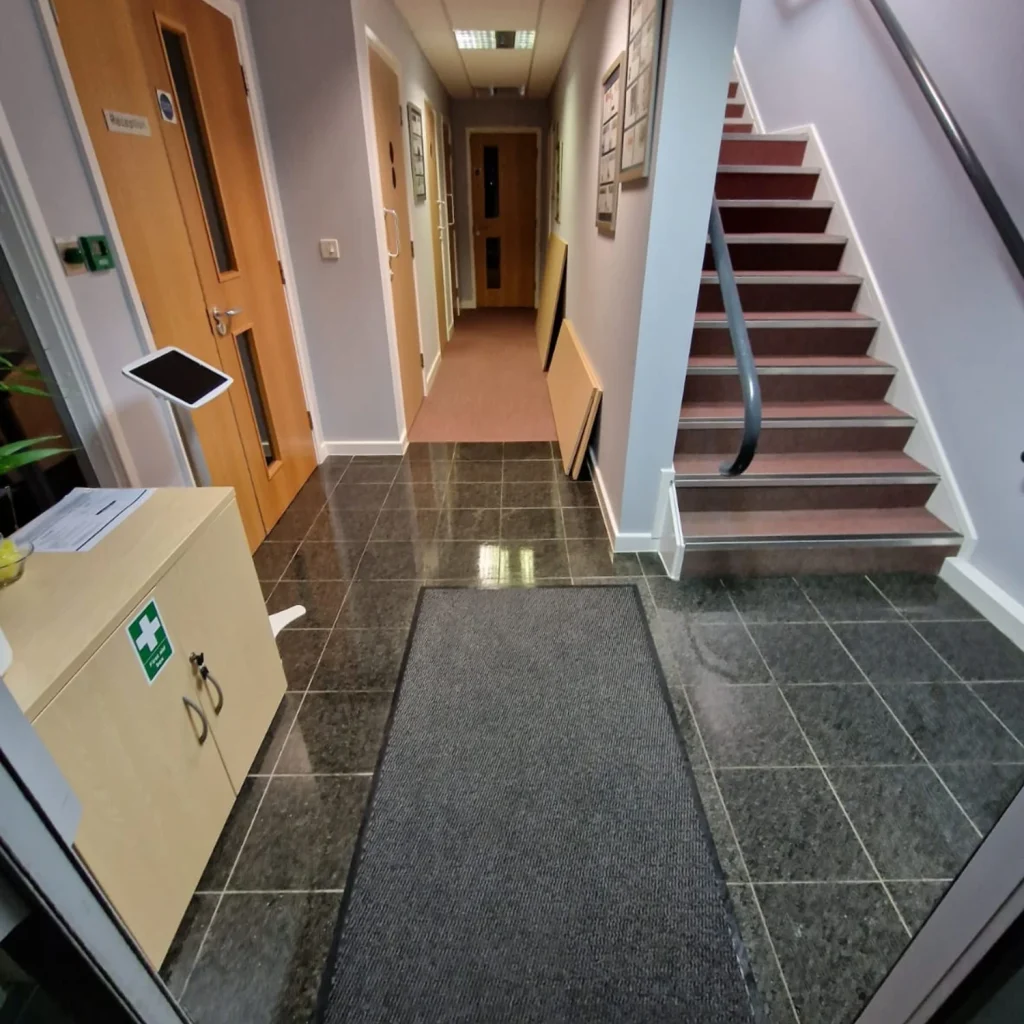 Royston Parkin offices after a Trojan FM office clean