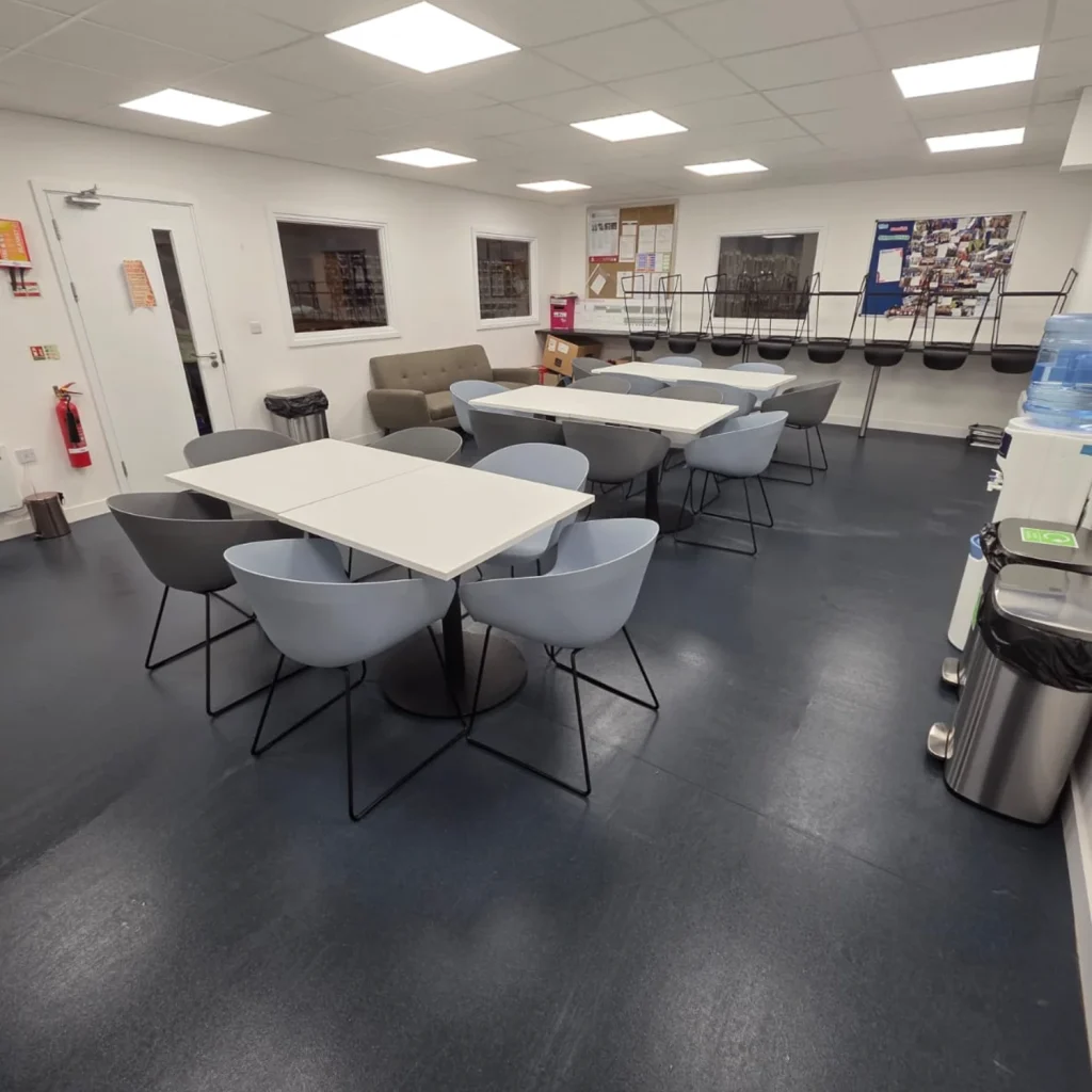 Perry offices following a Trojan FM office clean.