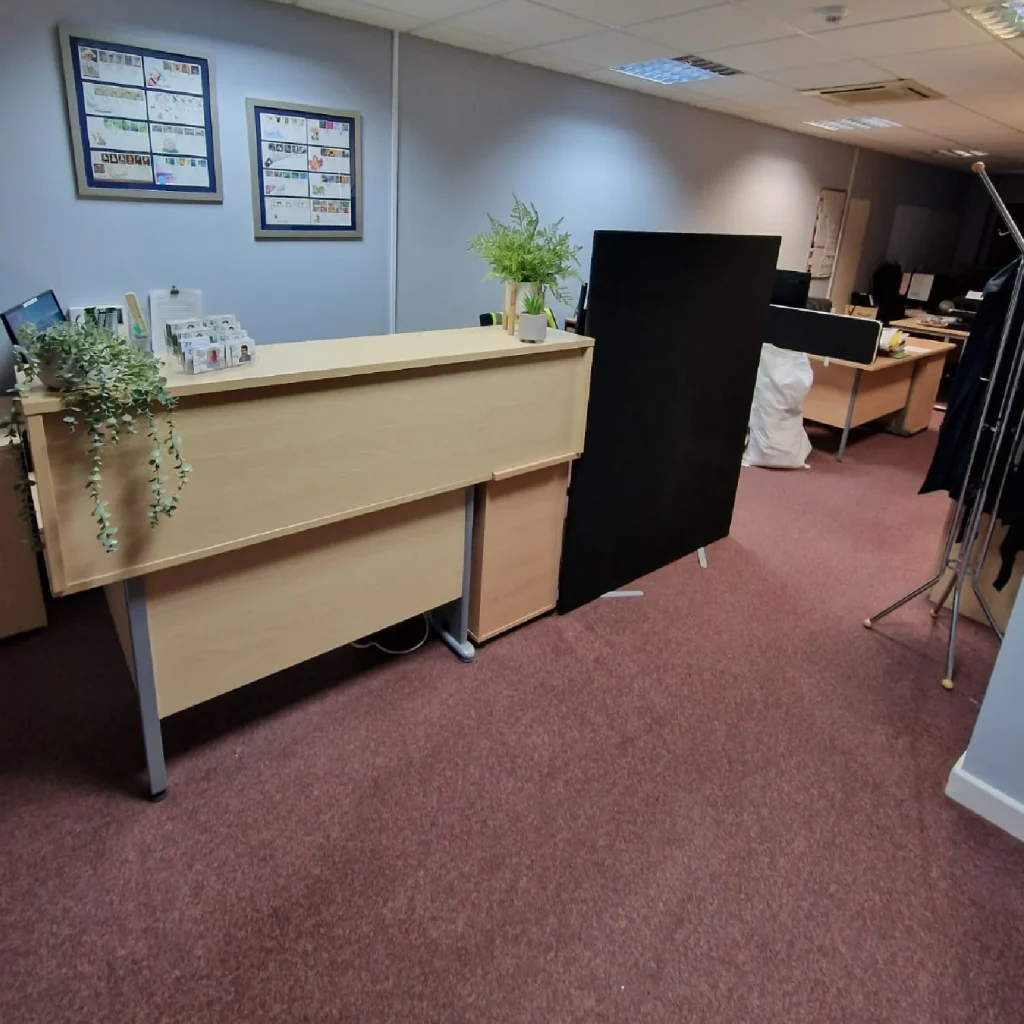 Royston Parkin offices after a Trojan FM office clean