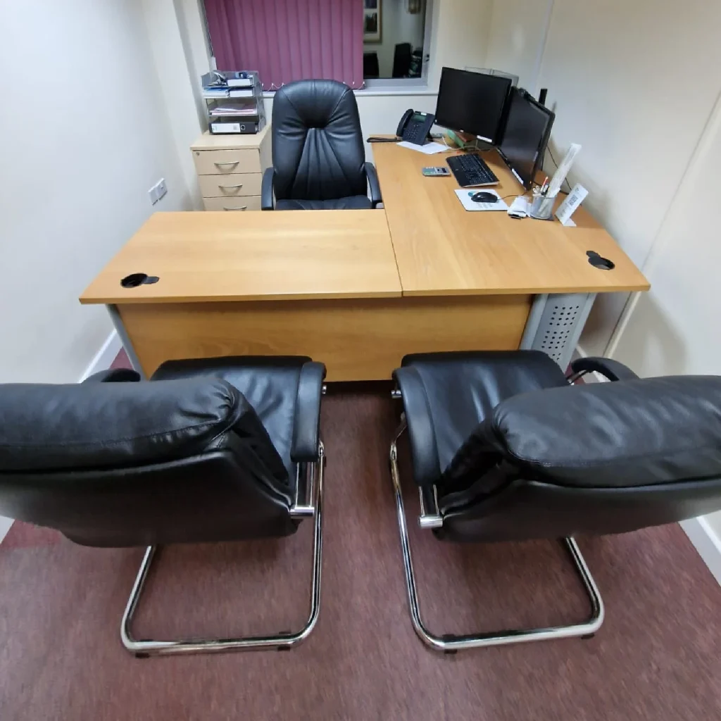 Royston Parkin offices after a Trojan FM office clean